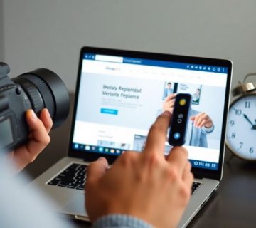 عکسی از بهروزرسانی سایت با تقویم و ساعت