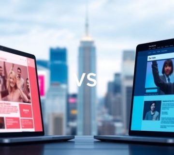 رقابت سایت‌های جدید و قدیمی در دنیای دیجیتال.