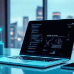 محیط کار آینده با لپ تاپ و گوشی هوشمند