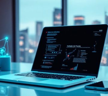 محیط کار آینده با لپ تاپ و گوشی هوشمند