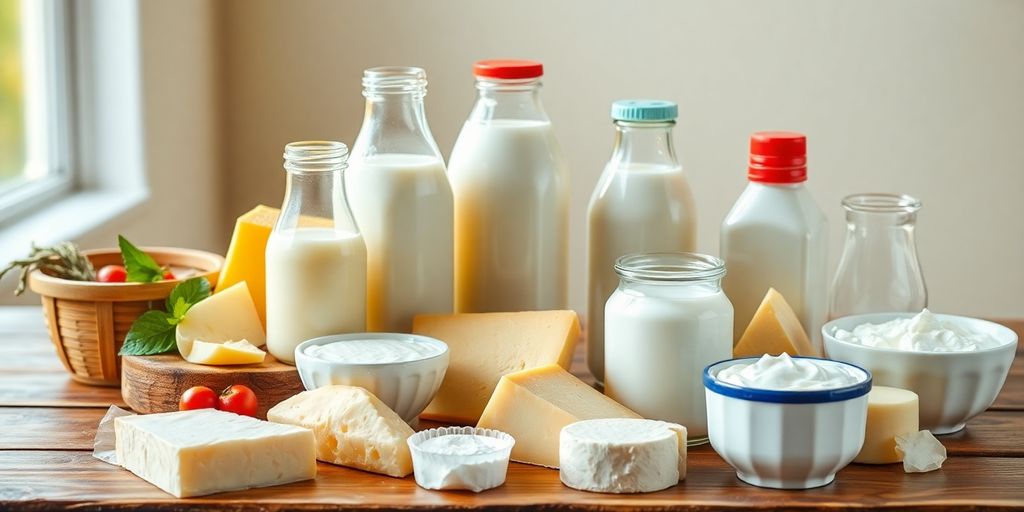 طراحی سایت لبنیات 2 محصولات لبنی شامل شیر و پنیر و ماست