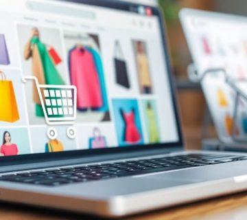 تصویری از خرید آنلاین مشتریان