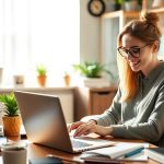 عکس از یک صاحب کسب‌وکار در حال کار کردن