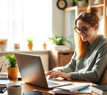 عکس از یک صاحب کسب‌وکار در حال کار کردن