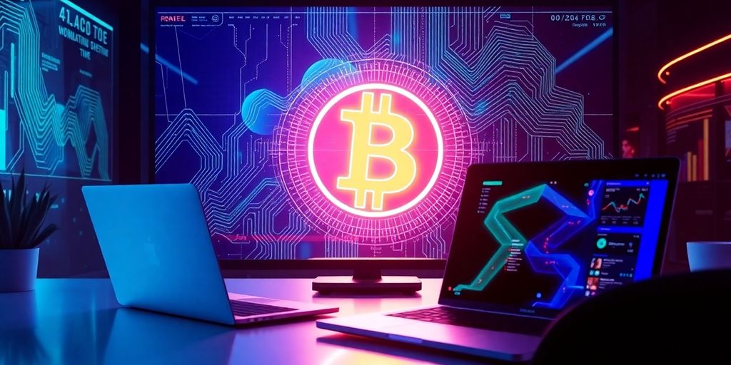 تصویر یک فضای کار دیجیتال مدرن