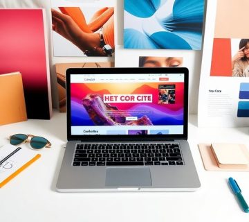 تصویری از طراحی وب‌سایت حرفه‌ای