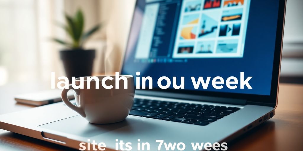 تصویر لپ‌تاپ و فنجان قهوه بر روی میز