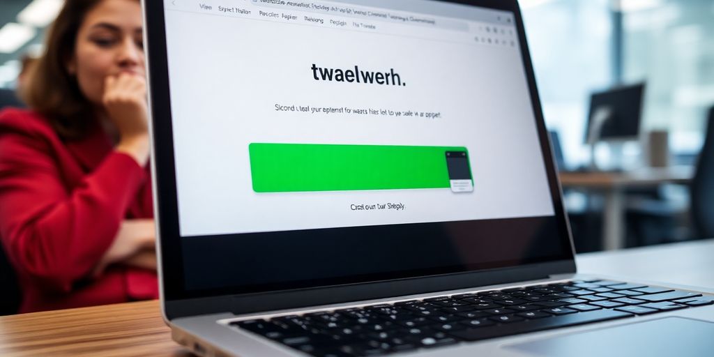 صفحه وب کند با کاربر ناامید در حال انتظار