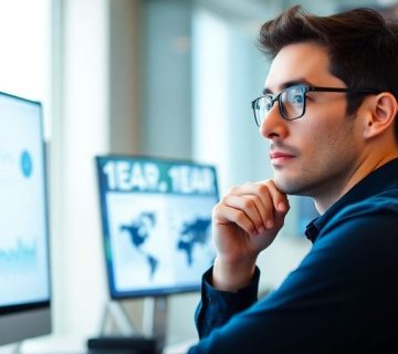 شخصی در حال بررسی عملکرد سایت