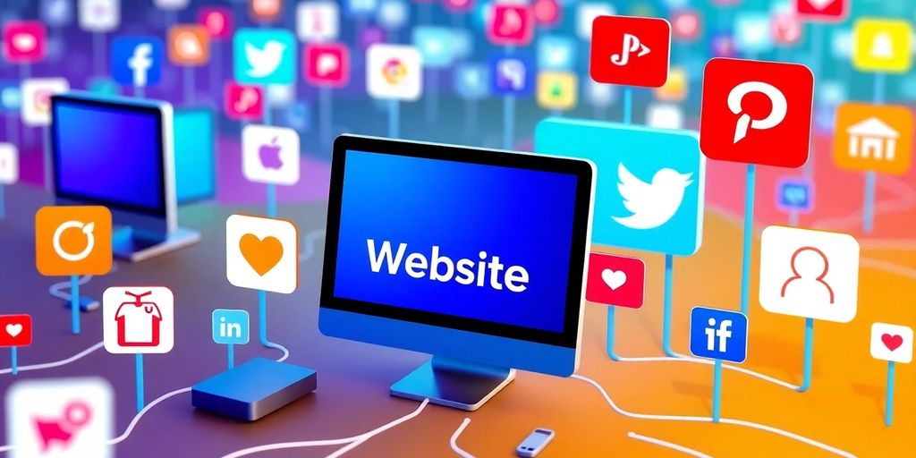 تصاویری از شبکه‌های اجتماعی و وب‌سایت‌ها