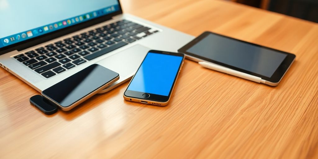 تنوع ابزارهای ارتباطی مشتریان شامل گوشی و لپ‌تاپ