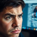 کاربر ناراضی در حال مشاهده صفحه وب کند