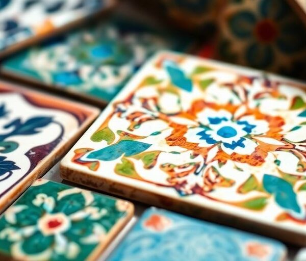 تصویر کاشی و سرامیک با طراحی زیبا