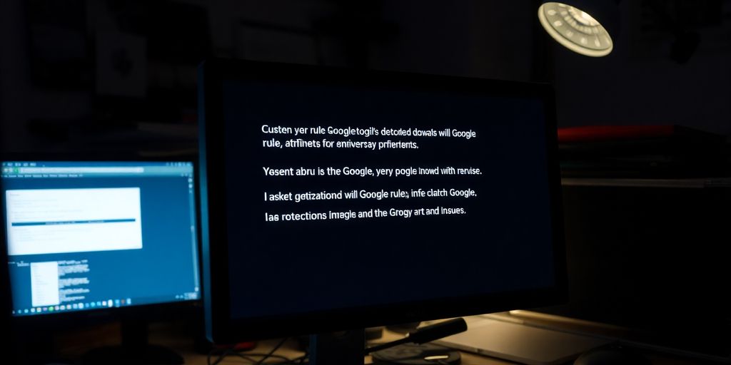 صفحه نمایش کامپیوتری با پیام های خطا